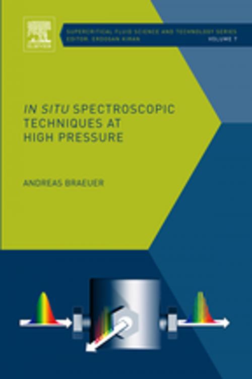 Cover of the book In situ Spectroscopic Techniques at High Pressure by Andreas Braeuer, Elsevier Science