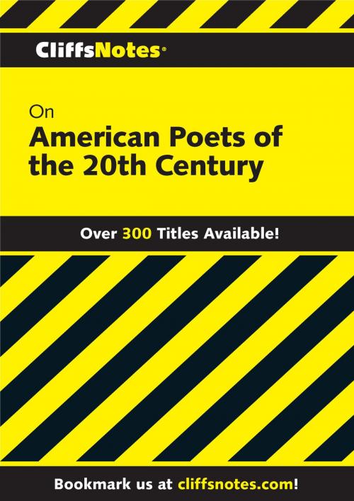 Cover of the book CliffsNotes on American Poets of the 20th Century by Mary Ellen Snodgrass, HMH Books