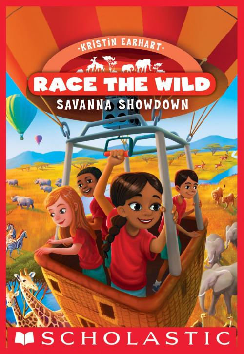 Cover of the book Savanna Showdown (Race the Wild #4) by Kristin Earhart, Scholastic Inc.