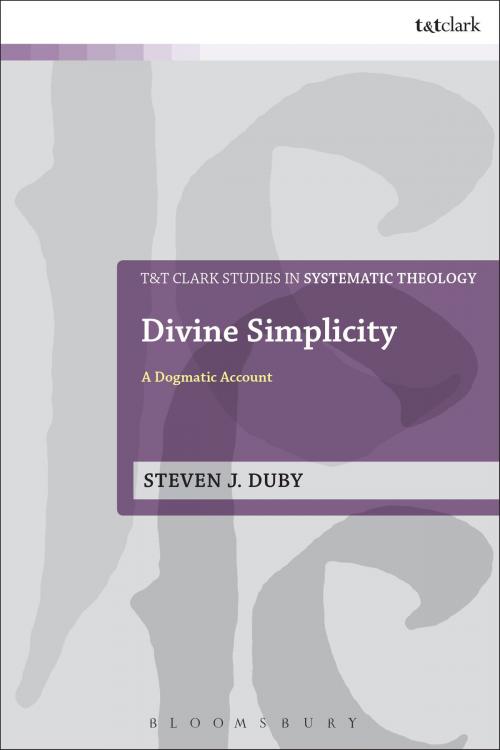 Cover of the book Divine Simplicity by Dr Steven J. Duby, Bloomsbury Publishing
