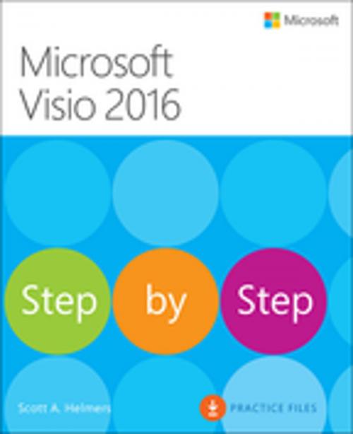 Cover of the book Microsoft Visio 2016 Step By Step by Scott A. Helmers, Pearson Education