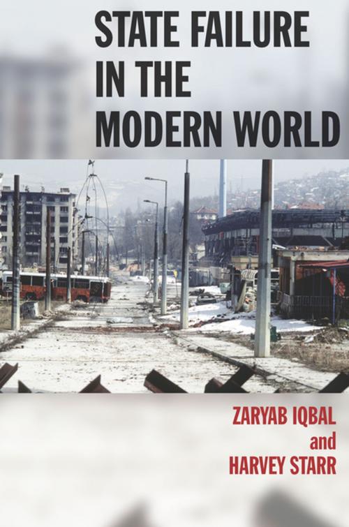 Cover of the book State Failure in the Modern World by Zaryab Iqbal, Harvey Starr, Stanford University Press