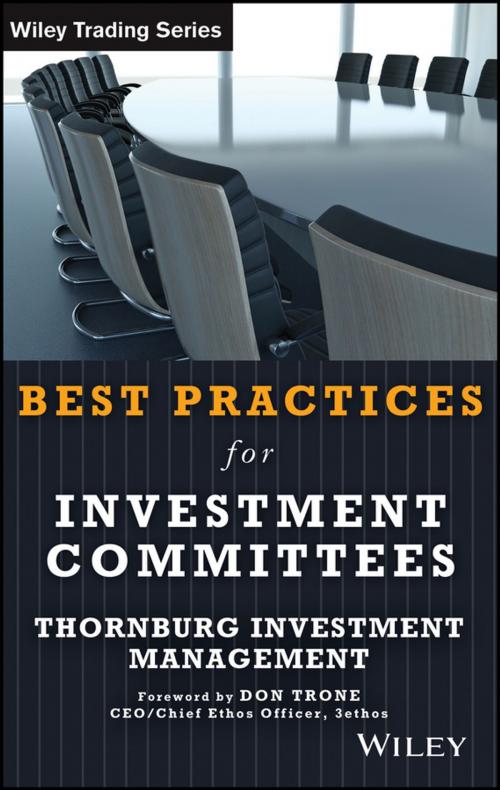 Cover of the book Best Practices for Investment Committees by Rocco DiBruno, Wiley