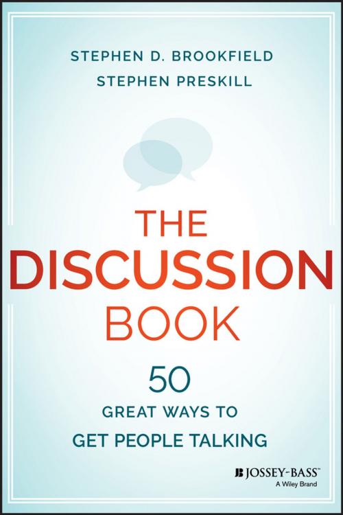 Cover of the book The Discussion Book by Stephen D. Brookfield, Stephen Preskill, Wiley