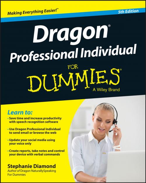 Cover of the book Dragon Professional Individual For Dummies by Stephanie Diamond, Wiley