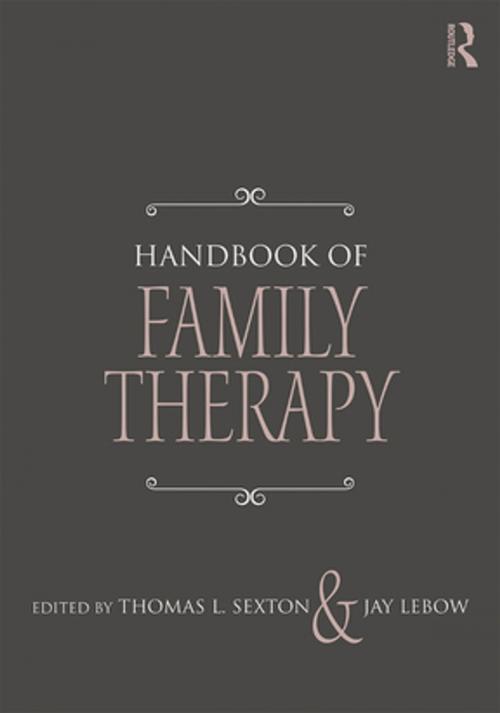 Cover of the book Handbook of Family Therapy by , Taylor and Francis