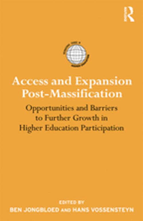 Cover of the book Access and Expansion Post-Massification by , Taylor and Francis