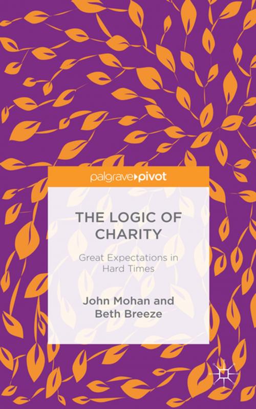 Cover of the book The Logic of Charity by Prof John Mohan, Dr Beth Breeze, Palgrave Macmillan