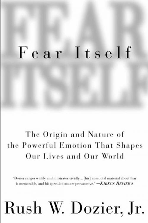 Cover of the book Fear Itself by Rush W. Dozier Jr., St. Martin's Press