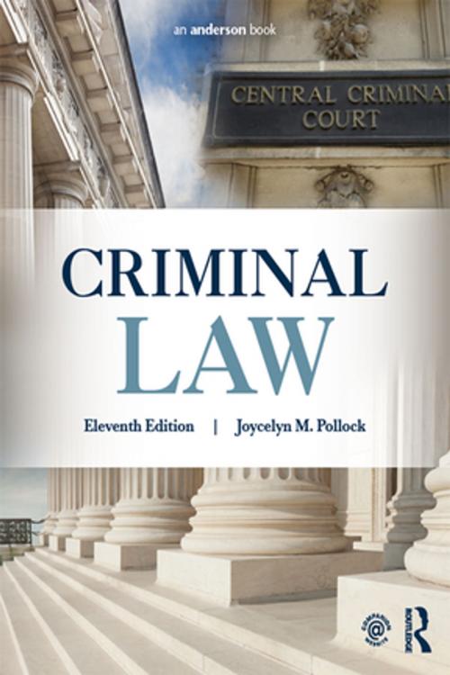 Cover of the book Criminal Law by Joycelyn M. Pollock, Taylor and Francis