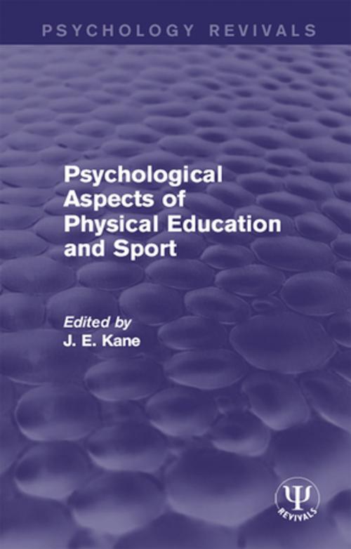 Cover of the book Psychological Aspects of Physical Education and Sport by , Taylor and Francis