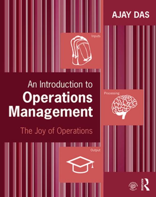 Cover of the book An Introduction to Operations Management by Ajay Das, Taylor and Francis