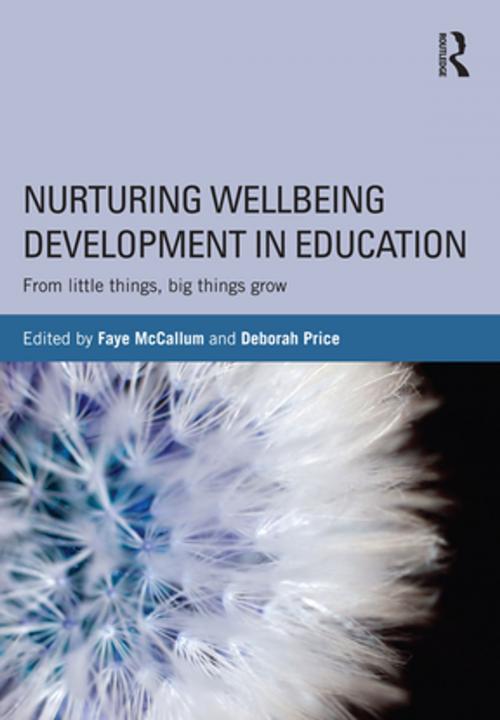 Cover of the book Nurturing Wellbeing Development in Education by , Taylor and Francis