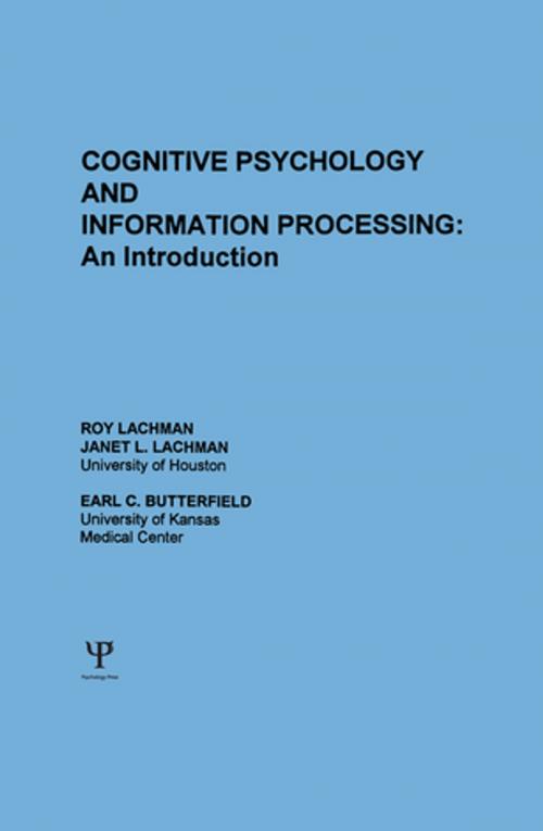 Cover of the book Cognitive Psychology and Information Processing by R. Lachman, J. L. Lachman, E. C. Butterfield, Taylor and Francis