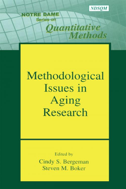 Cover of the book Methodological Issues in Aging Research by , Taylor and Francis