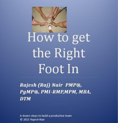 Cover of the book How to get the Right Foot In by Raj Nair, eBookIt.com