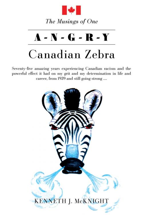 Cover of the book The Musings of One A-N-G-R-Y Canadian Zebra by Kenneth J. McKnight, FriesenPress
