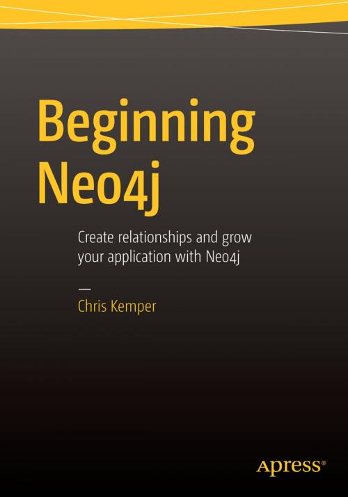 Cover of the book Beginning Neo4j by Chris Kemper, Apress