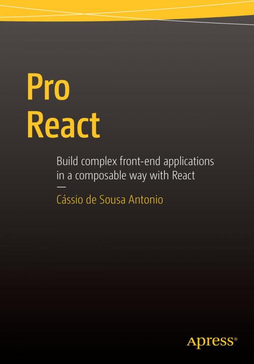 Cover of the book Pro React by Cassio de Sousa Antonio, Apress