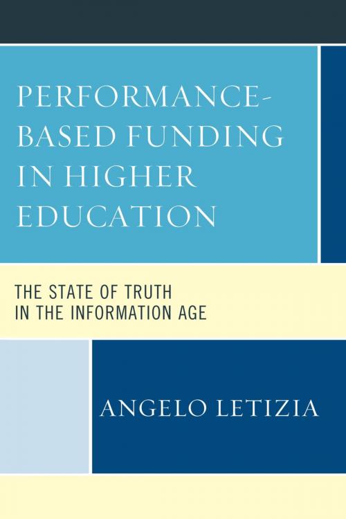 Cover of the book Performance-Based Funding in Higher Education by Angelo Letizia, Lexington Books