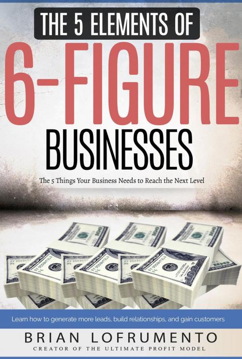 Cover of the book The 5 Elements of 6-Figure Businesses: The 5 Things Your Business Needs to Reach the Next Level by Brian Lofrumento, Brian Lofrumento