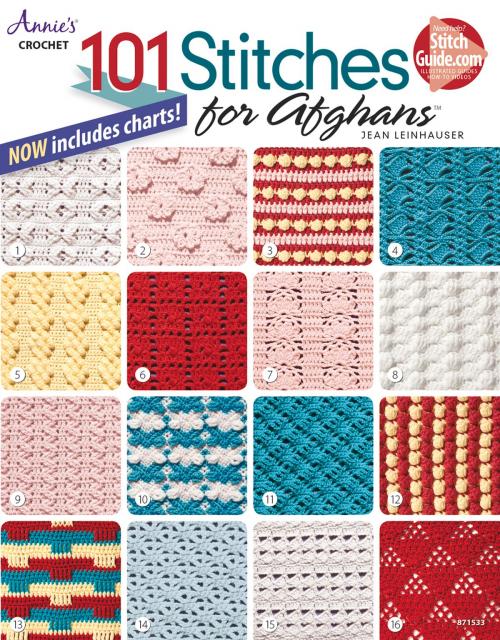 Cover of the book 101 Stitches for Afghans by Jean Leinhauser, Annie's