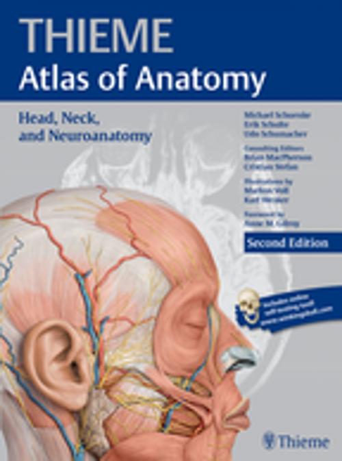 Cover of the book Head, Neck, and Neuroanatomy (THIEME Atlas of Anatomy) by Michael Schuenke, Erik Schulte, Udo Schumacher, Thieme