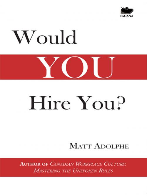 Cover of the book Would You Hire You? by Matt Adolphe, Iguana Books