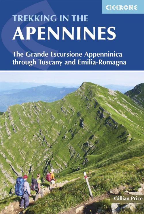 Cover of the book Trekking in the Apennines by Gillian Price, Cicerone Press