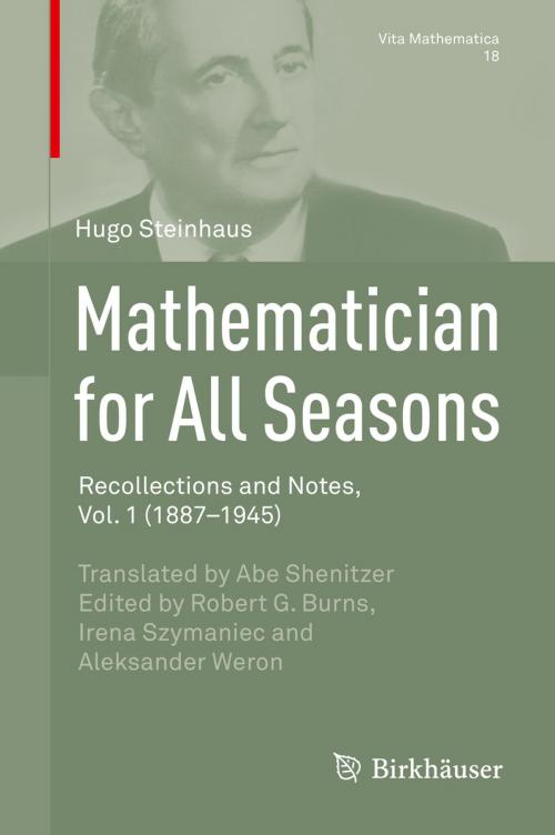 Cover of the book Mathematician for All Seasons by Hugo Steinhaus, Springer International Publishing