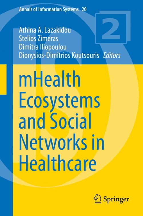 Cover of the book mHealth Ecosystems and Social Networks in Healthcare by , Springer International Publishing