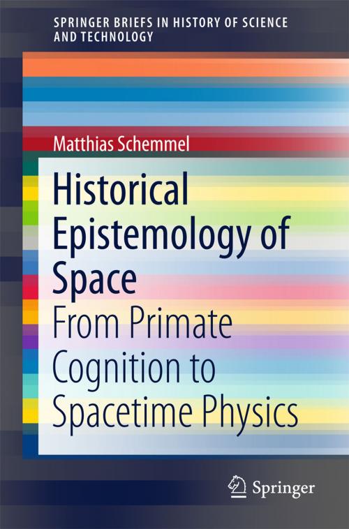 Cover of the book Historical Epistemology of Space by Matthias Schemmel, Springer International Publishing