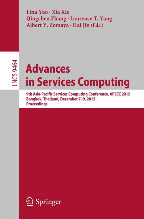 Cover of the book Advances in Services Computing by , Springer International Publishing