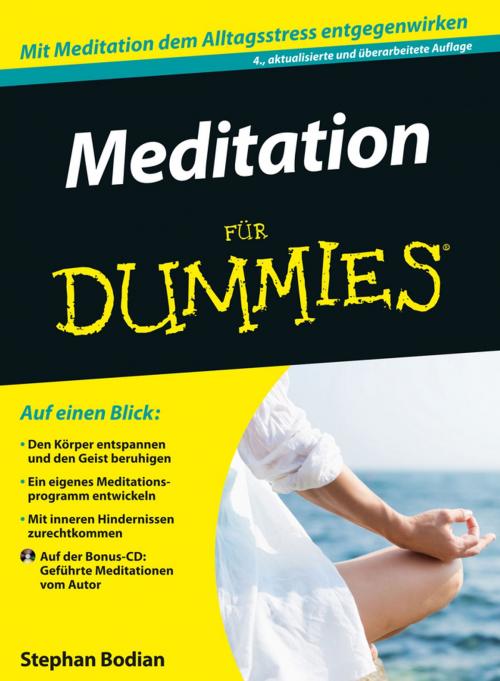 Cover of the book Meditation für Dummies by Stephan Bodian, Wiley