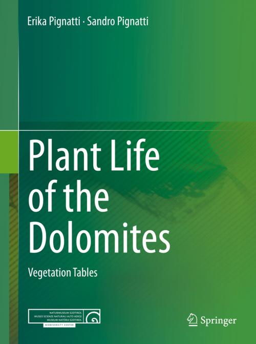 Cover of the book Plant Life of the Dolomites by Erika Pignatti, Sandro Pignatti, Springer Berlin Heidelberg
