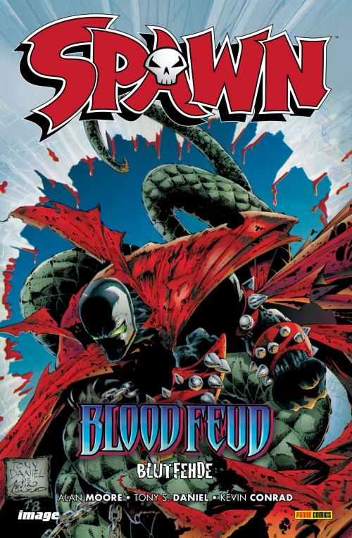 Cover of the book Spawn, Blood Feud - Blutfehde by Alan Moore, Panini