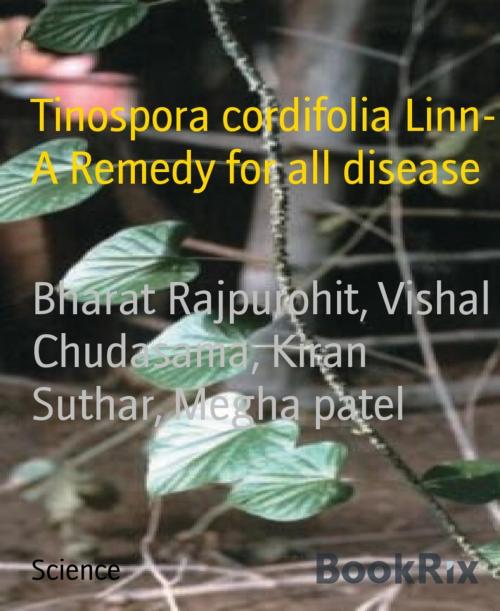 Cover of the book Tinospora cordifolia Linn- A Remedy for all disease by Bharat Rajpurohit, Vishal Chudasama, Kiran Suthar, Megha patel, BookRix