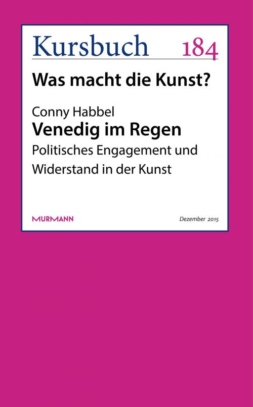 Cover of the book Venedig im Regen by Conny Habbel, Murmann Publishers GmbH