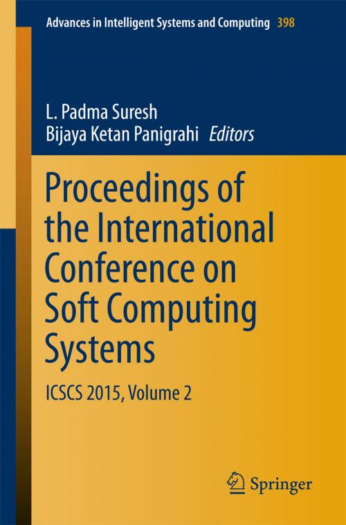 Cover of the book Proceedings of the International Conference on Soft Computing Systems by , Springer India