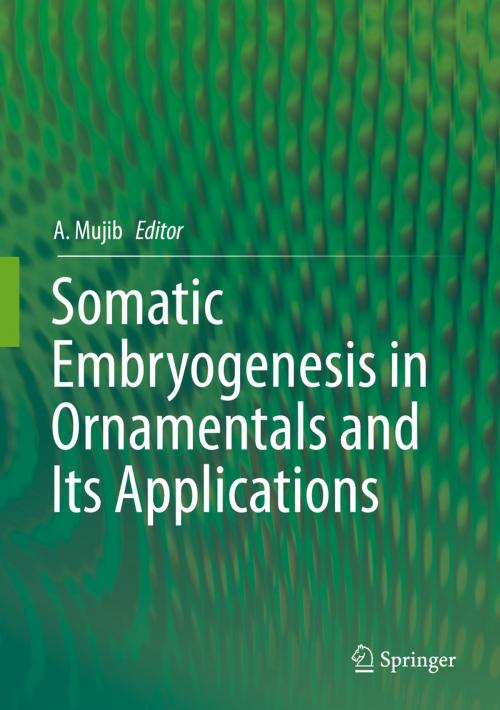 Cover of the book Somatic Embryogenesis in Ornamentals and Its Applications by , Springer India