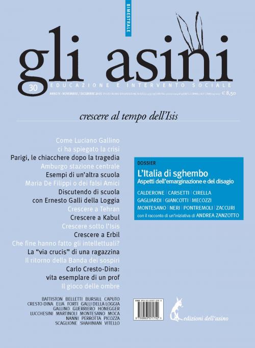 Cover of the book Gli asini n. 30. Rivista di educazione e intervento sociale by AA.VV., Edizioni dell'Asino