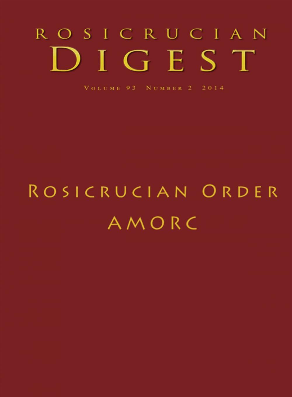 Big bigCover of Rosicrucian Order, AMORC