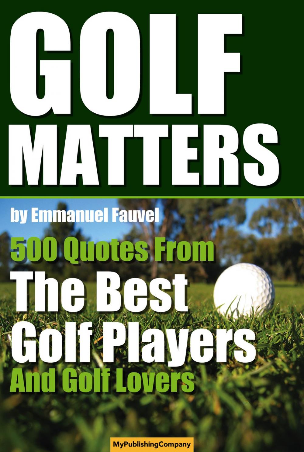 Big bigCover of GOLF MATTERS