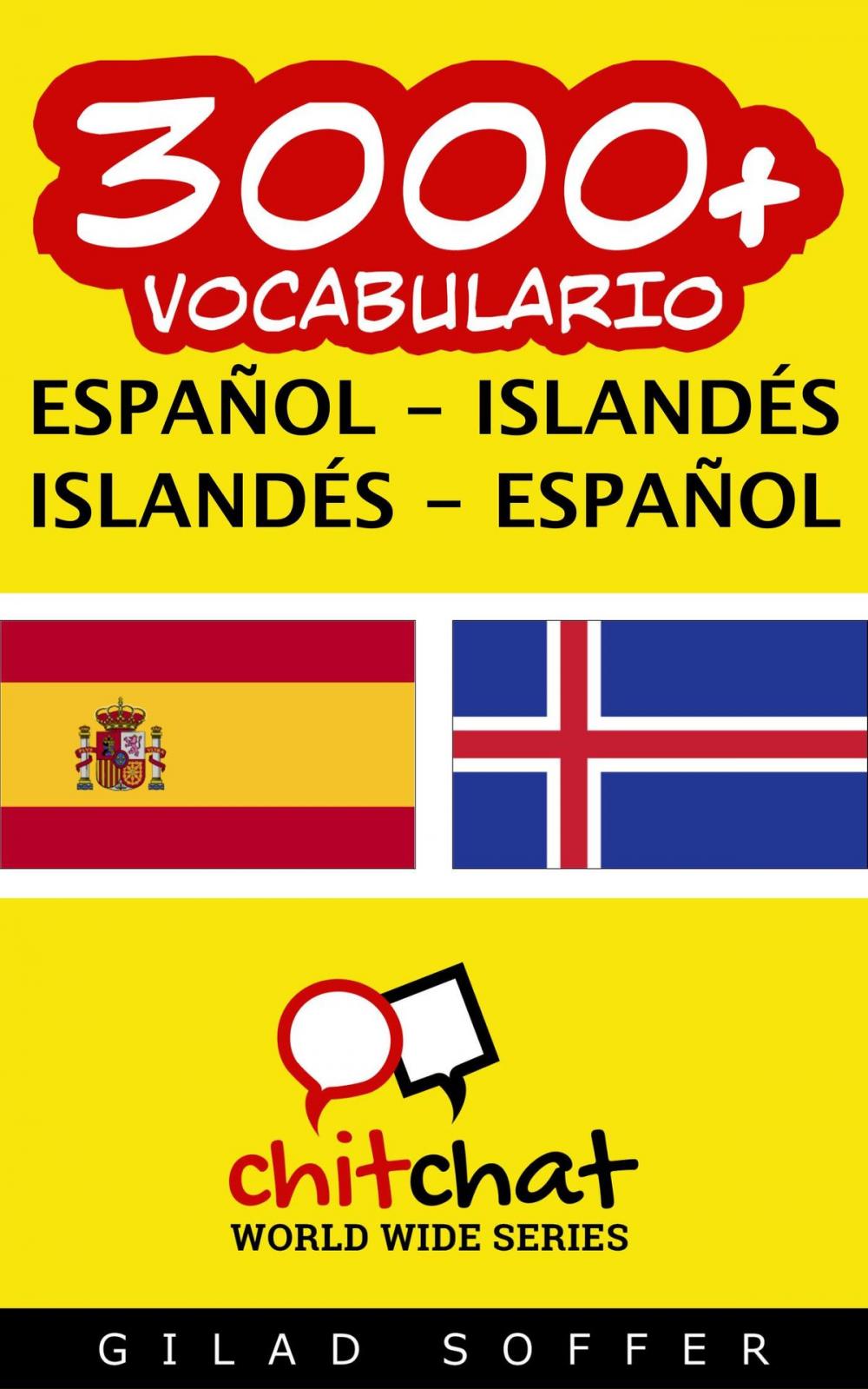 Big bigCover of 3000+ vocabulario español - islandés