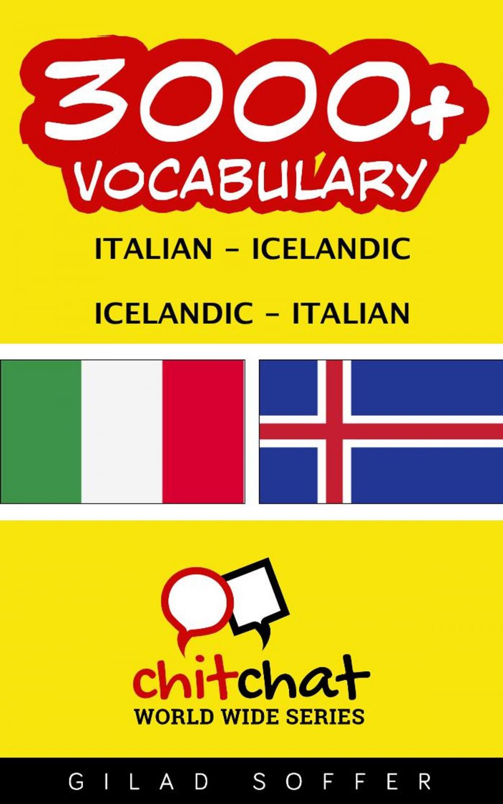 Big bigCover of 3000+ Vocabulary Italian - Icelandic
