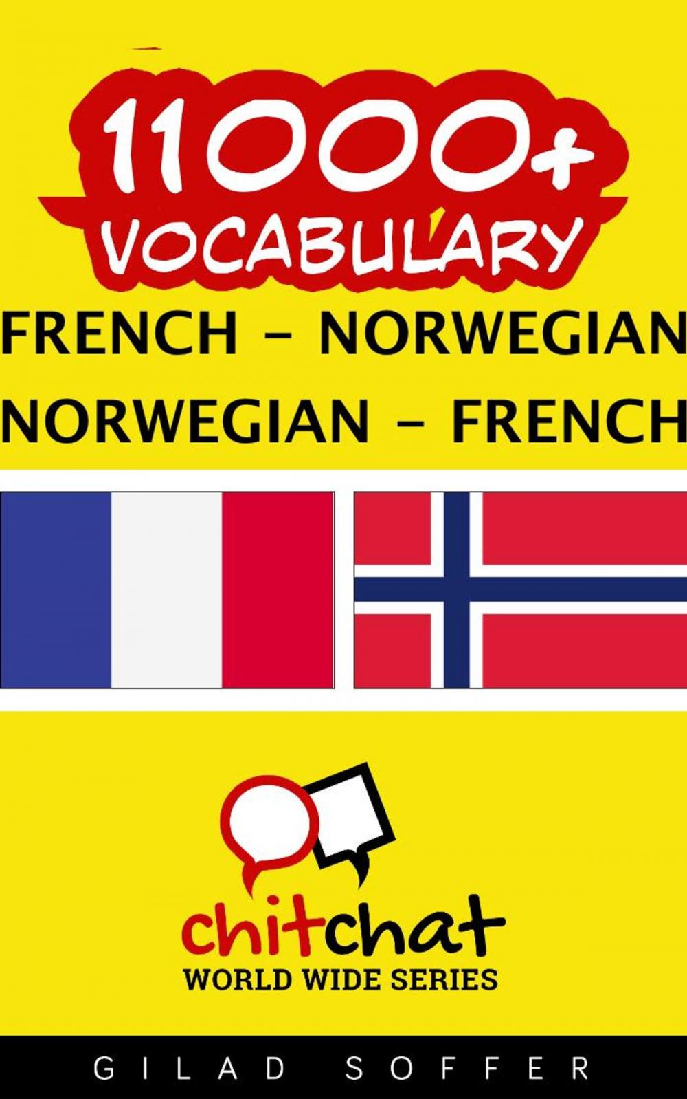 Big bigCover of 11000+ Vocabulary French - Norwegian