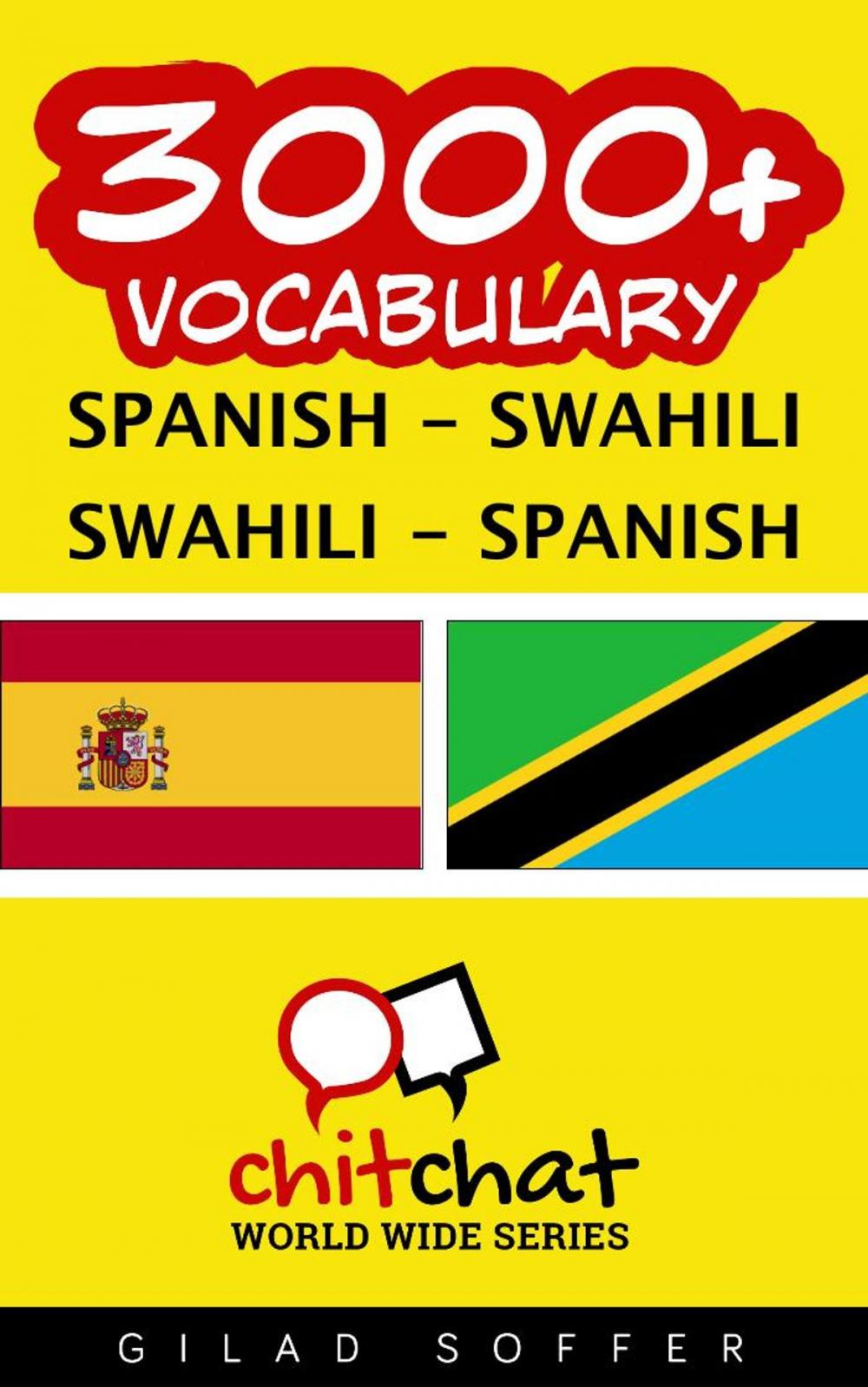 Big bigCover of 3000+ Vocabulary Spanish - Swahili