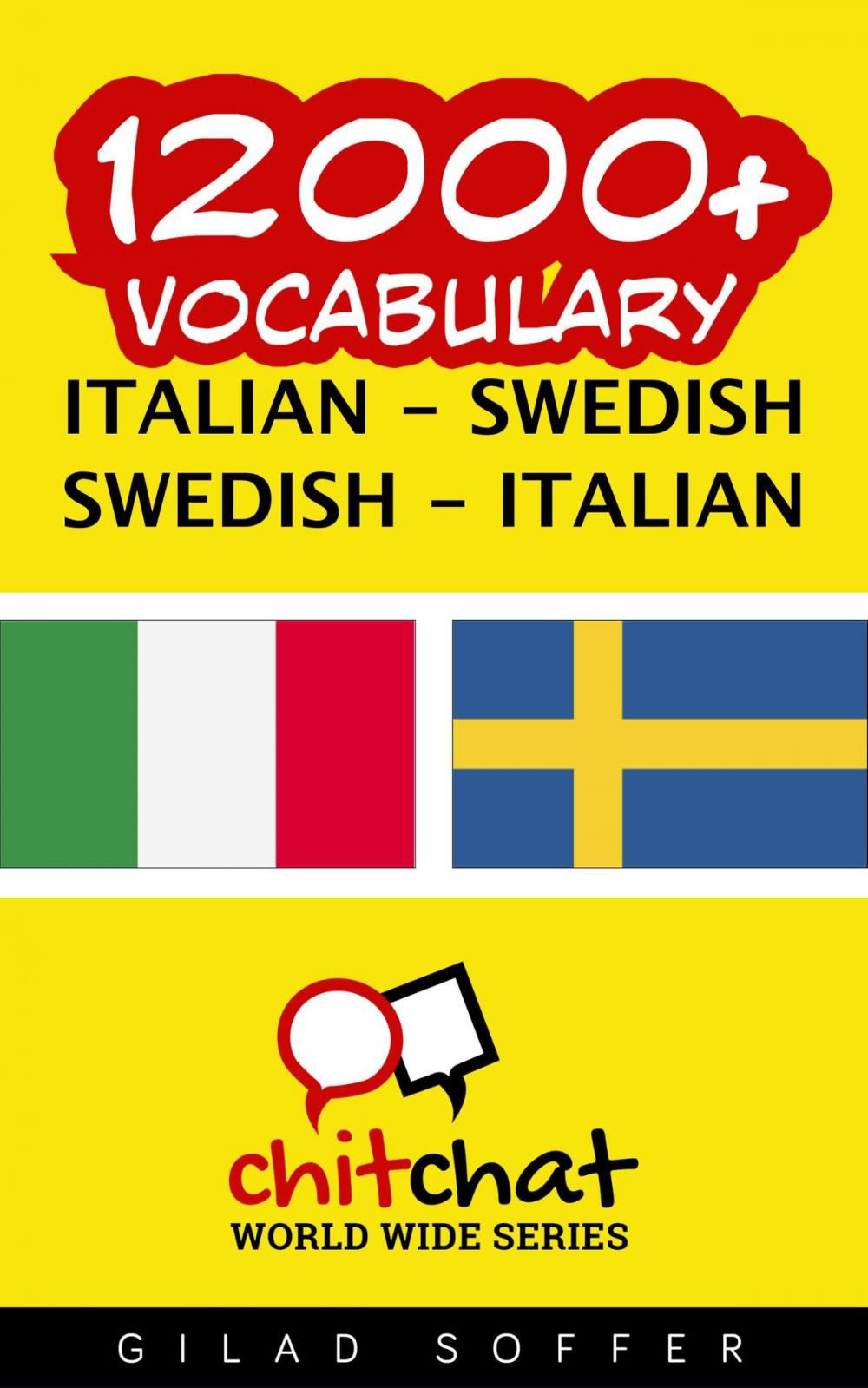 Big bigCover of 12000+ Vocabulary Italian - Swedish