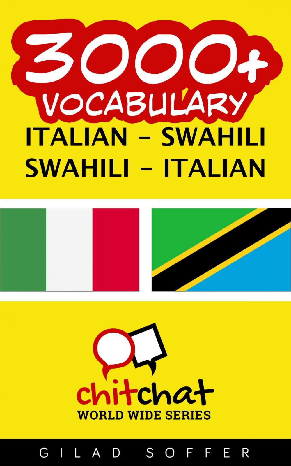 Big bigCover of 3000+ Vocabulary Italian - Swahili