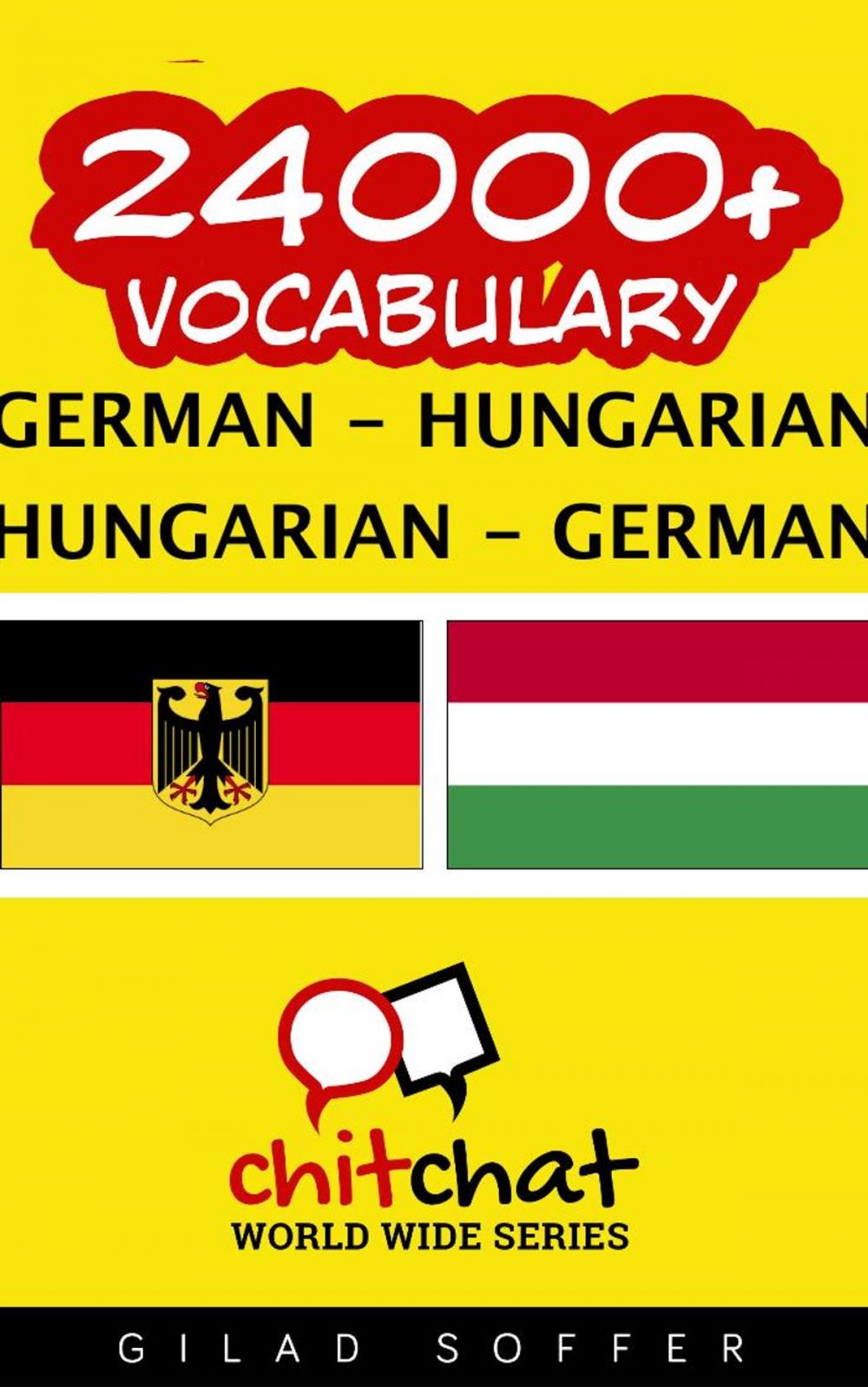 Big bigCover of 24000+ Vocabulary German - Hungarian